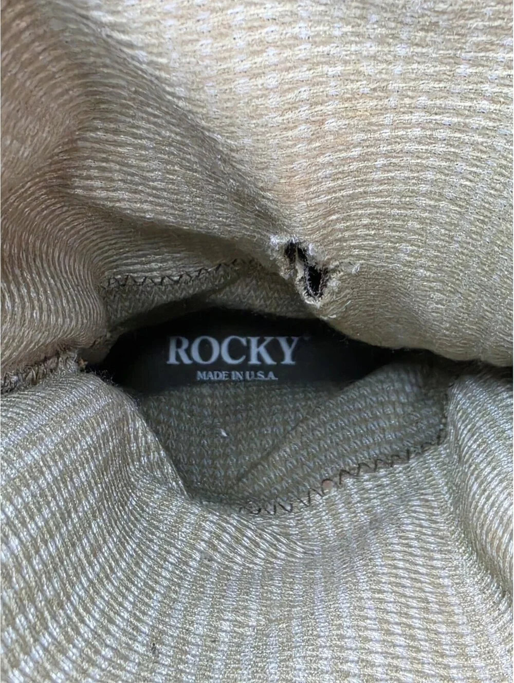 Rocky Pro Light Snake Camo Canvas Leather Gortex Waterproof Boots Mens Size 12 W